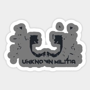 Unknown Militia Sticker